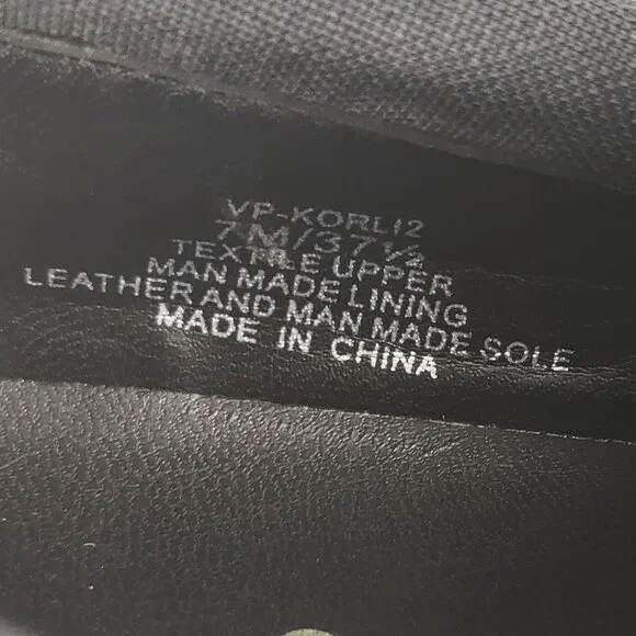 Vince Camuto VP-KORLI2 Dark Gray Camo Slip On Sneakers Casual Shoes 7M - Picture 11 of 11